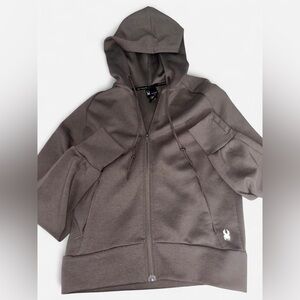 Brown Zip-Up Hoodie